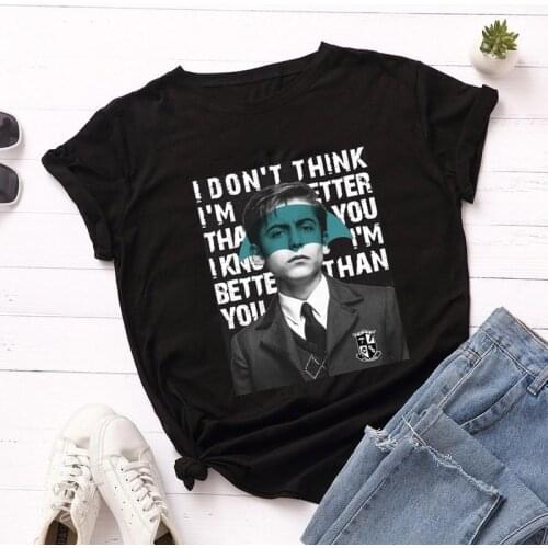 The Umbrella Academy Cha-Cha Diego Vanya Luther T Shirts Women Harajuku Short Sleeve Casual Tops Tee Female Streetwear Drop Ship