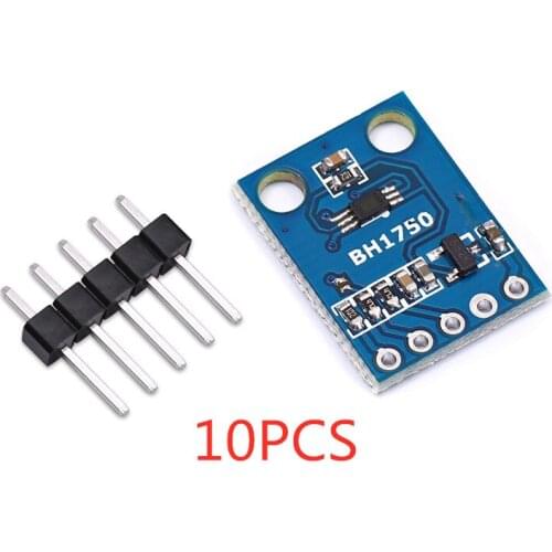 10PCS GY-302 BH1750 BH1750FVI light intensity illumination module 3V-5V