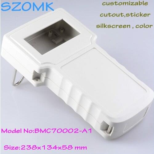 10 pcs, Plastic electronics project instrument box 238*134*58mm instrument housing case control box electro shocker case