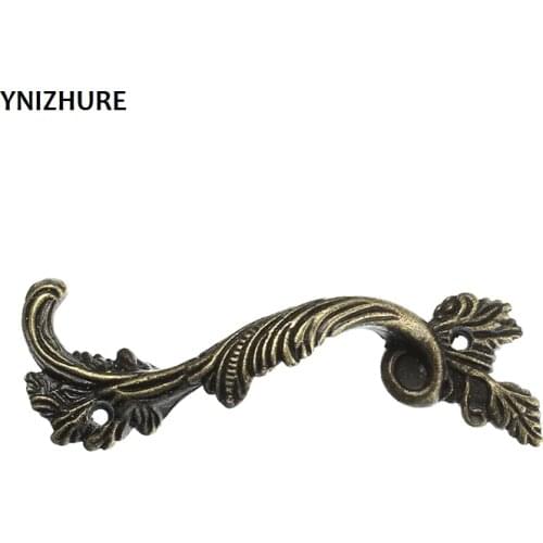 New arrived 128mm 10pcs antique drawer knobs small alloy handle retro metal hardware wholesale handle poignee porte