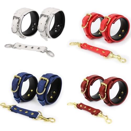 BDSM Sex Restraint Bondage Fetish Slave Handcuffs Ankle Cuff Sex Toy Adult Erotic Games Sex Toys for Woman Couples Sex Products