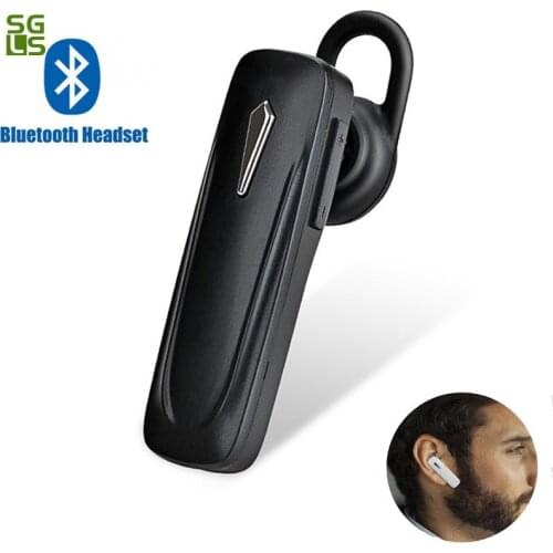 NEW Fone de ouvido Fone Bluetooth Earphone Headset Earloop Wireless Earpiece Handsfree Stereo Bass With Mic For All Smart Phones