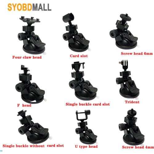 Universal 9 Types Car Bracket Head Mini Suction Mount Vechile Holder DVR DV GPS Dashcam Telephone Stands Support Camera Support