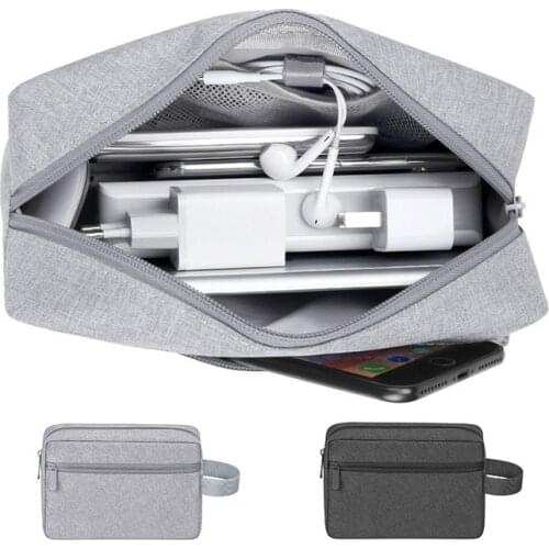 Travel Storage Portable Digital Accessories Gadget Devices Organizer USB Cable Charger Storage Case Travel Cable Organizer Bag