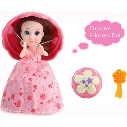 Surprise Cupcake Princess Doll Deformable s Girl Beautiful Cute Toy Birthday Present Mini Cake Toys for Kids