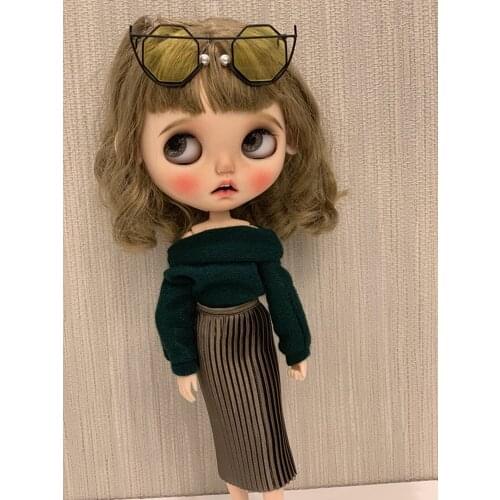 Doll Winter Pleated Skirt 1/6Doll Clothes (Fit Blyth Pullip,BJD, Azone,Kurhn,Licca,JerryB,OB)