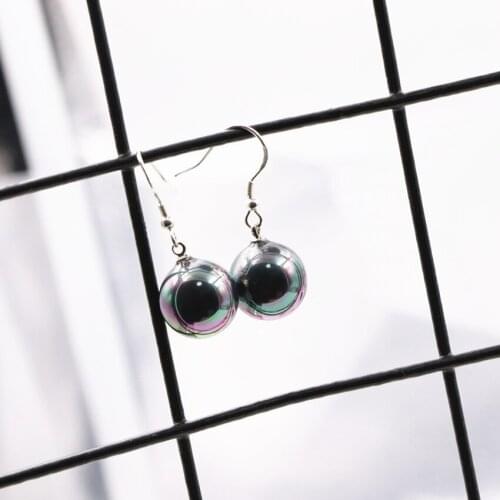 Trendy 2 Color Shlell Pearl Earrings 925 Sterling Silver Drop Earrings White Natural Sea Shell Dangle Wedding Eadrop Jewelry B42