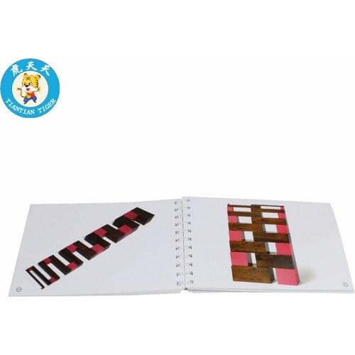 Montessori Baby Early Education Toys Sensorial Charts 80 Pages Operational Task Cards