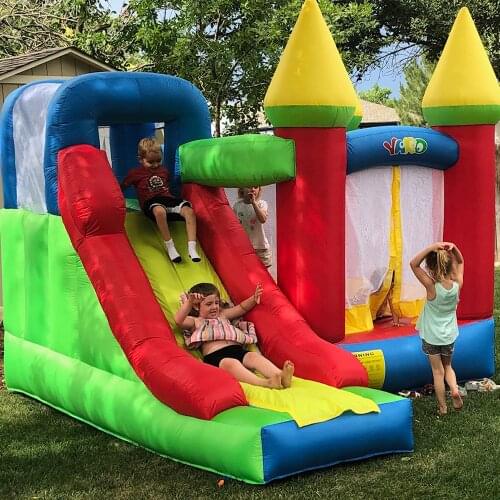 YARD Bouncy castle Inflatable Jumping Castles 3.5*3*2.7m trampoline for children House Inflatable Bouncer With Slide Blower