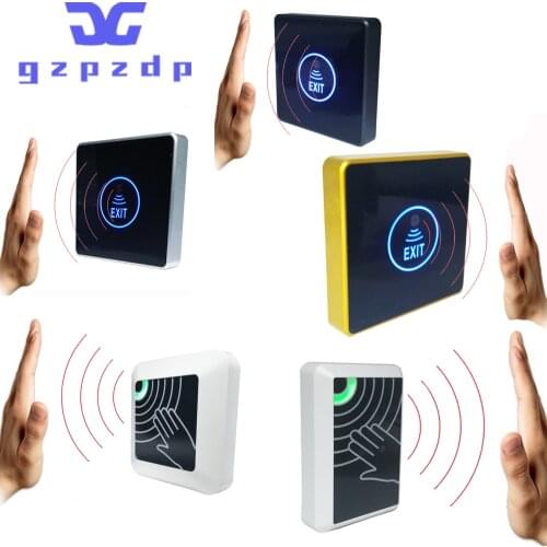 2020 New Surface Installation Contactless No Touch Infrared Lock Exit Button IR Door Release Switch