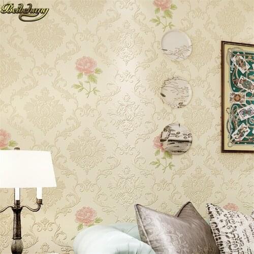 Beibehang New 3D Espresso European Pastoral Wall papers Bedroom Living Room TV Walls Full Wall Wallpaper papel de parede