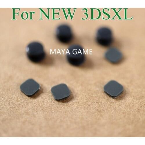 OCGAME 1set For New 3DSLL/NEW 3DS XLRubber Plug Upper and Lowe Screw Rubber Feet Cover Screw Dust Plug Cover