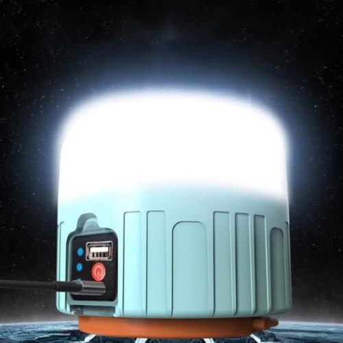 Portable Lantern Solar LED Camping Light USB Rechargeable Bulb For Outdoor Tent Lamp Emergency Lights