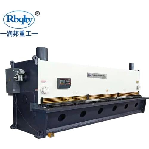 QC11Y Series Hydraulic Swing beam guillotine Shearing Machine 16*6000