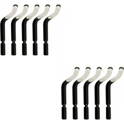10Pcs Replacement Deburring Blades for BS1010 Scraper Plastic Aluminum Burr Trimming Tool Professional Edge Removal