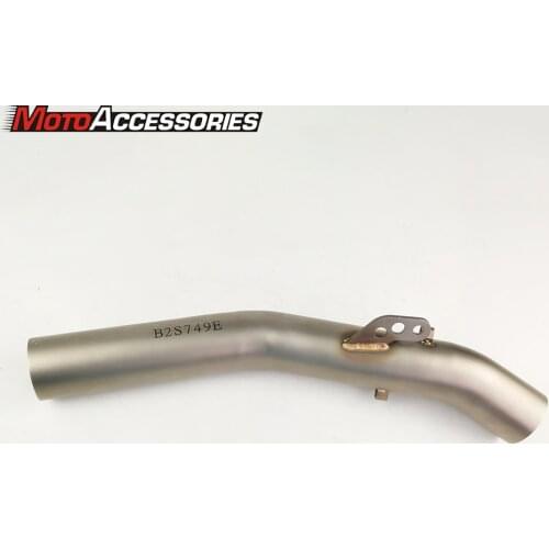 Motorcycle Exhaust Middle Pipe Link Pipe Slip On Section Muffler For YAMAHA WR250 2015