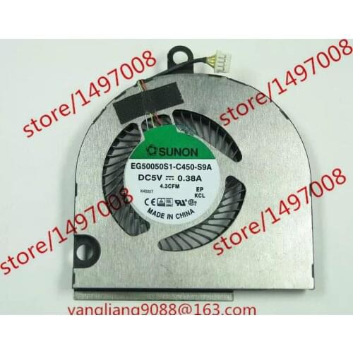 SUNON EG50050S1-C450-S9A DC 5V 0.38A 4-Wire Server Cooling Fan