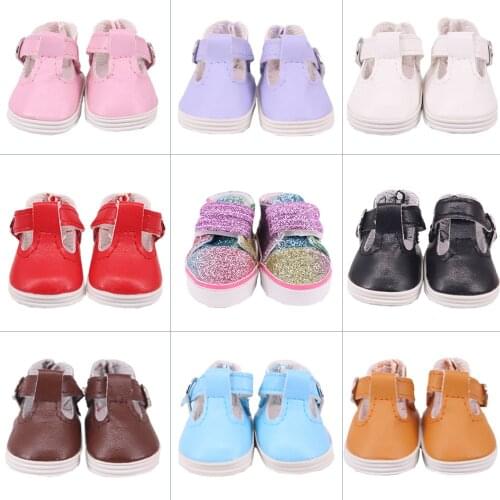 5Cm Doll Shoes Rabbit Ears Leather Shoes For 14.5 Inch Nancy American Paola Reina Doll&BJD EXO Doll Boots Generation Girl`s Toy