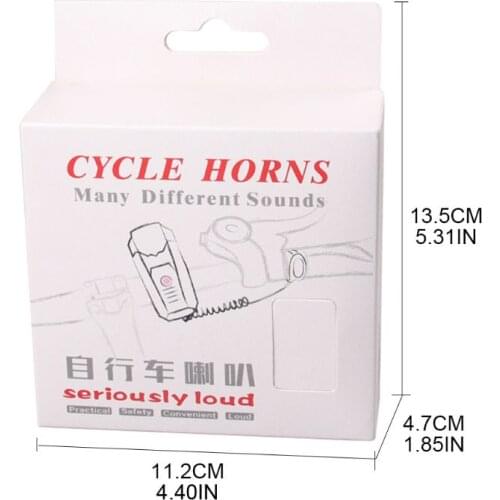 Bike Horn Electronic Bicycle Bell 110dB Waterproof 3 Adjustable Sound Modes Part H8WC