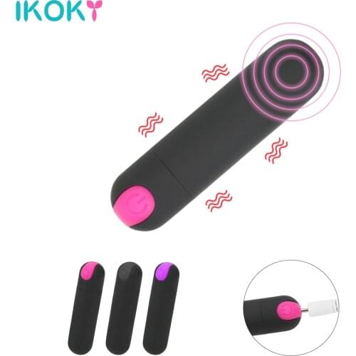 IKOKY Mini Strong Woman Bullet Vibrators Sex Toys for Women Dildos Anal Plug Butt Vagina Clitoris Female Masturbator Adults Shop