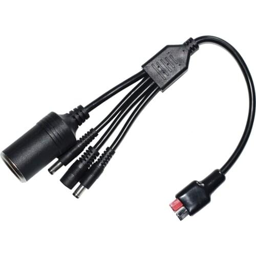 30a electric forklift charging plug battery high current connector to DC5521 5525 for charging portable batteries