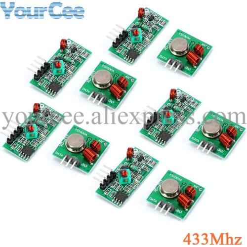 5 pair (10 pcs) 433Mhz RF transmitter and receiver link kit for Arduino/ARM/MCU WL