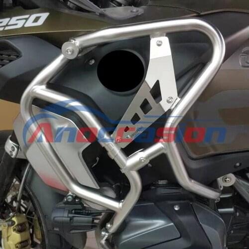 All New For BMW R1250GS ADV Adventure UPPER CRASH BAR r1250gs lc EXTENSIONS 2019 Bumper Stainless Steel Tank Guard Protector