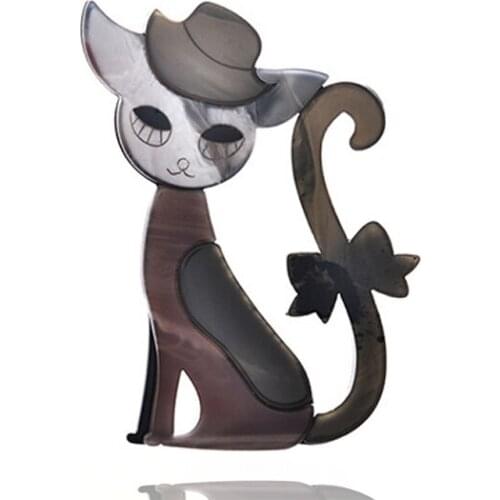 Blucme 2021 AnImal Multicolor Fox Brooch for Women Men Party Daily Scarf Suit Pins Quality Pin Jewelry Accessories