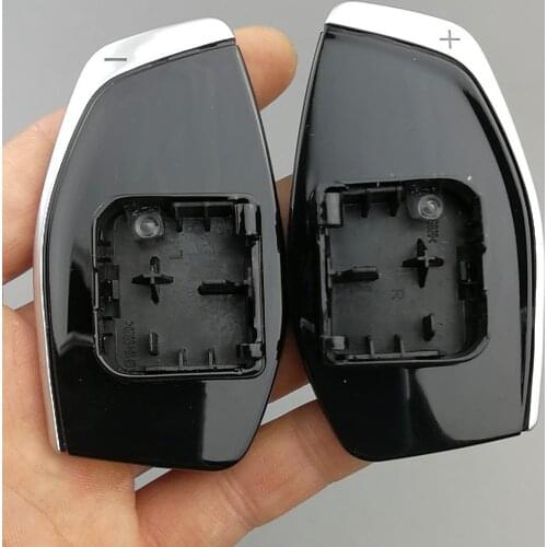 Pair R8 RS8 Style Steering Wheel Shift Paddle Case Shell Assembly Cover For Audi A4 B9 Q5 Q7 TT Q2 A3 A5 2016 2017 2018