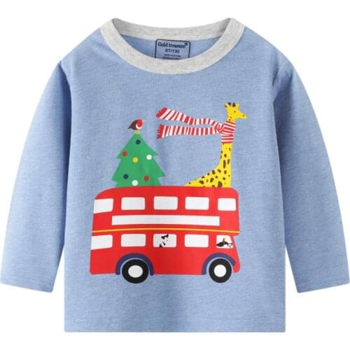 Childrens bottoming shirts for boys and girls in spring and autumn