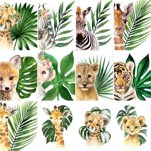 DIY Diamond Painting Leaves Full Square Round Drill Diamond Embroidery Cross Stitch Animals Mosaic Rhinestone HandCrafts Decor
