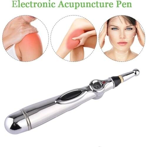 Electronic Acupuncture Pen Electric Meridians Laser Therapy Heal Massage Pen Meridian Energy Pen Relief Pain Tools