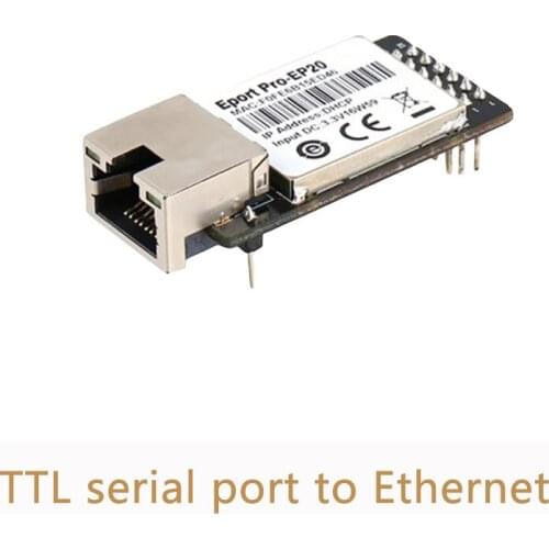 EP20 Serial Port To Ethernet Module Industrial Grade Super Network Port TTL Linux Module for IOT passed FCC/CE/RoHS