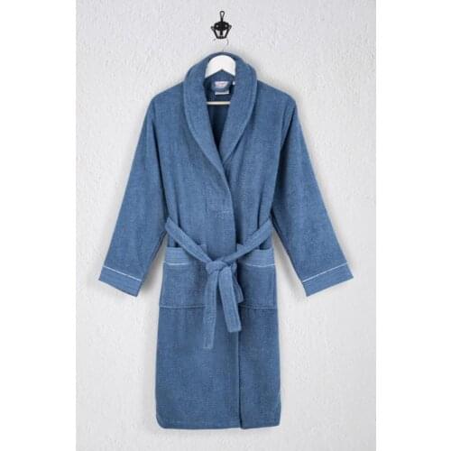 Irya Unisex Petrol Irya Roya Cotton Bathrobe S/ M