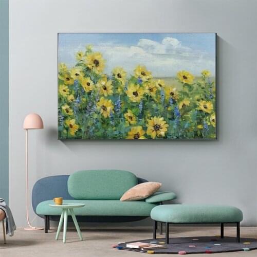 World Famous Oil Painting Flower Plant Canvas Wall Art Prints Picture Mural for Stairs Room House Gallery Home Decor Cuadros