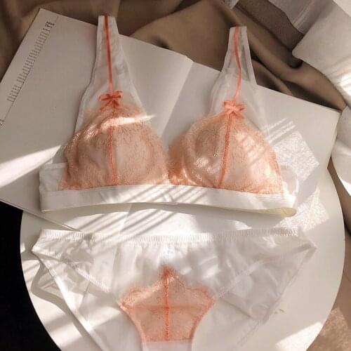 Ladies Sexy Lace Bra Set Underwear Sexy Slim Pink Sleeveless Top Seamless Sports Underwear Bra Crop Top Tube Top