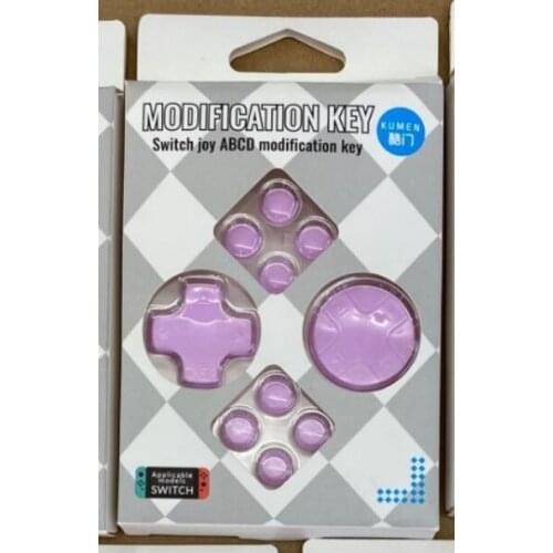 20PCS D-Pad Button Cap Set for Nintend Switch Joy-Con Controller Purple Pink