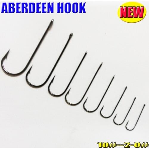 2018NEW ABERDEED hooks high carbon steel size 10#-2-0# number:200pcs/lot