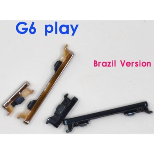 Original Brazil version For Motorola Moto G6 Play Power Button ON OFF Volume Up Down Side Button Key