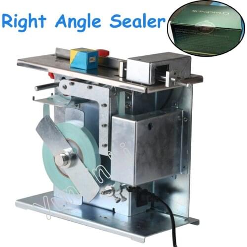 Right Angle Sealing and Labeling Machine Carton Transparent Anti-tamper labeling machine 90 Degree Labeling Machine