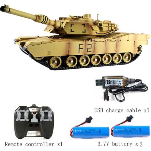 RC Tank Remote Control Tank Rechargeable 1/20 9CH 40CM Camouflage 27Mhz Infrared Electric Toys For Boys Birthday Gifts
