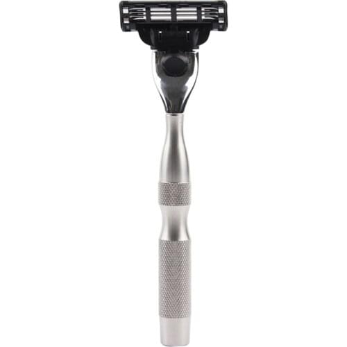 New Shaving Razors Handle 304 Stainless Steel Men Safety Razor Blade Handle Holder Blank Without Blades Manual Cartridge Shaver