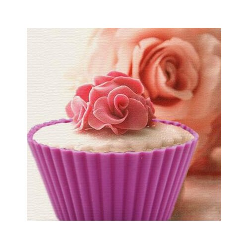 New Arrive 5cm Silicone Cupcake liner Cake Chocolate Cake Muffin Liners Pudding Jelly Baking Cup Mold