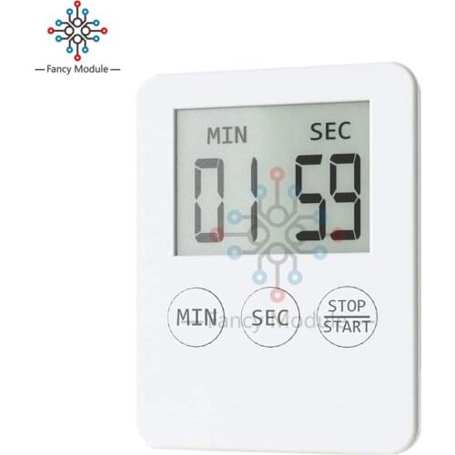 Diymore Ultra Slim Kitchen Timer Thin Small Digital Mini Cooking Timer with Alarm and Magnet Back for Cooking Baking