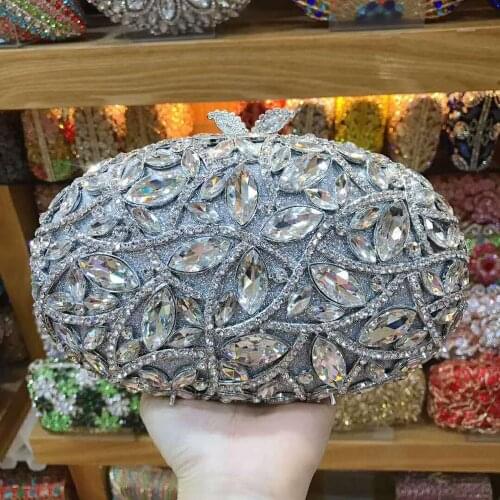 XIYUAN female gold silver green clutch purse wallet handbag for party wedding Colorful shoulder bag woman clutches Bridal gift