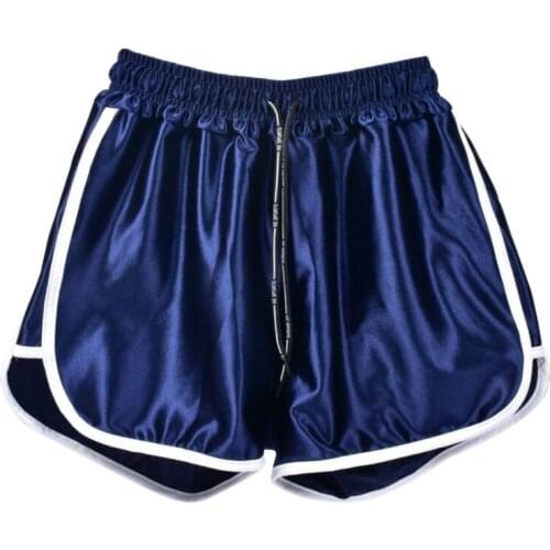 2020 Running Shorts Fitness Sport Solid Color Sports Wide Leg Shorts Plus Size Women Shorts Loose Casual Low Waist Workout S-5XL
