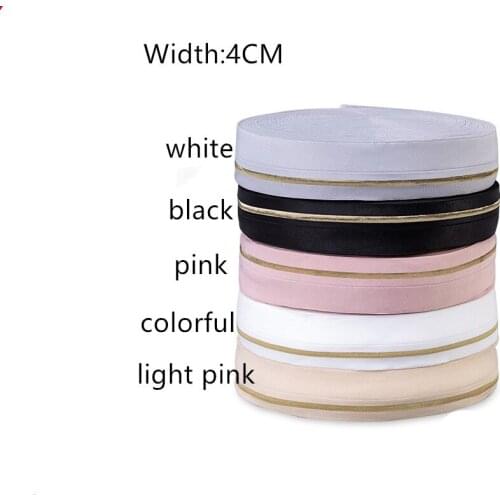 10yards/lot Fashion elastic band double sided rubber shoulder bottom straps for DIY Garment Accessories
