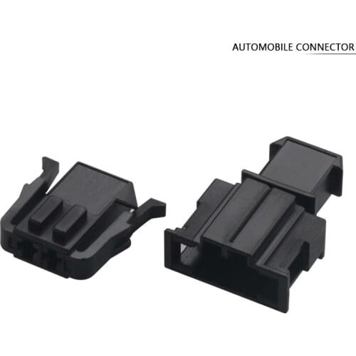 100 sets 2 pin way 3.5 mm 2 hole female electric auto plug Sensor Wire Harness connectors 1-929588-1 for vw 191972702