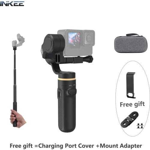 INKEE FALCON Handheld 3-Axis Action Camera Gimbal Stabilizer Anti-Shake Wireless Control for GoPro Hero 9/8/7/6/5 OSMO Insta360