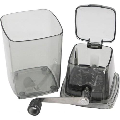 80%HOT Portable Manual Crank Ice Crusher with Handle Stainless Steel Blades Hand Tools for Fishing Home Kitchen